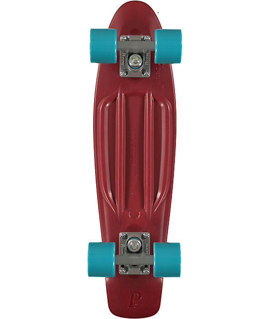 Penny Original Organic Maroon 22.5" Cruiser Complete Skateboard at